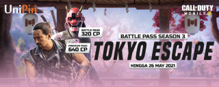 Battle Pass Season 3: Tokyo Escape – dapatkan Battle Pass CODM terbaru